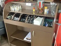 3 houten buffetkasten