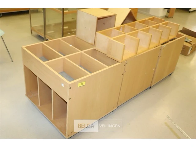 3 houten cd/dvd bakken - afbeelding 1 van  2