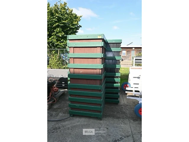 3 houten sierbloembakken - afbeelding 1 van  6