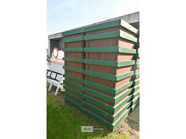 3 houten sierbloembakken - afbeelding 5 van  6