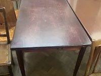 3 houten tafels met 10 stoelen - afbeelding 2 van  8