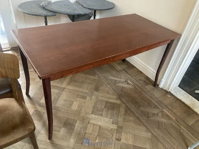 3 houten tafels met 10 stoelen - afbeelding 4 van  8