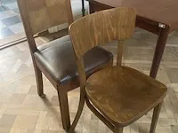 3 houten tafels met 10 stoelen - afbeelding 5 van  8