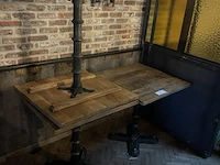 3 houten tafels - afbeelding 1 van  2
