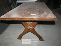 3 houten tafels - afbeelding 3 van  4