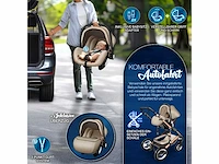 3-in-1 combinatie kinderwagen - beige/goud - afbeelding 6 van  8