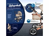 3-in-1 combinatie kinderwagen - beige/goud - afbeelding 8 van  8