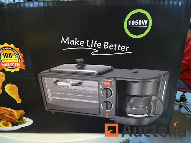 3-in-1 ontbijtmachine - afbeelding 1 van  5