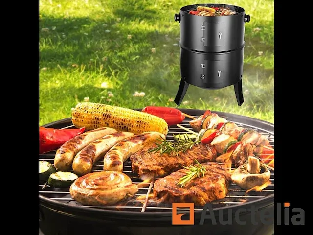 3-in-1 roker, roker, roker, houtskool barbecue - afbeelding 3 van  7