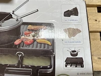 3-in1 raclette, grill and cheese fondue - afbeelding 2 van  2