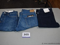 3 jeansbroeken diverse maten - afbeelding 1 van  4