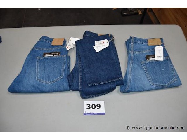 3 jeansbroeken maat 28 - afbeelding 1 van  4