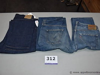 3 jeansbroeken maat 36 - afbeelding 1 van  4