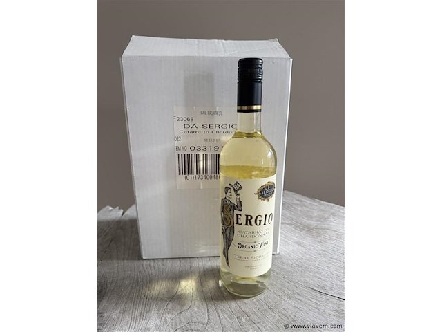 3 kartonnen van 6 flessen sergio wine - afbeelding 1 van  1