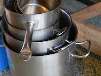 3 ketels + 3 pannen met gebruik sporen - afbeelding 3 van  3