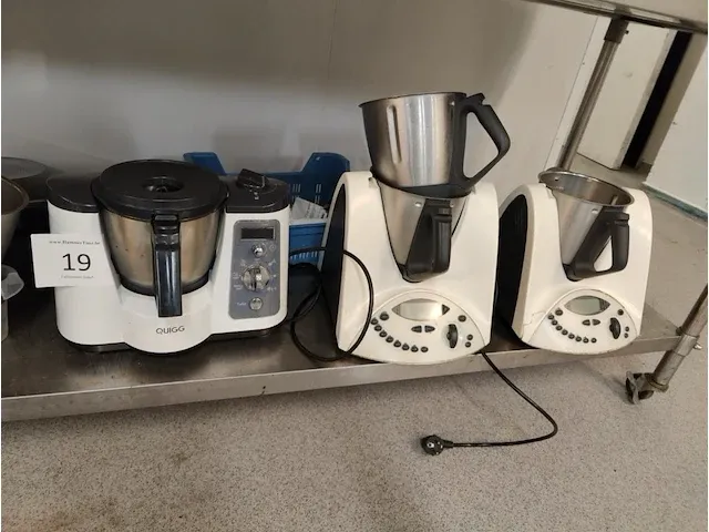 3 keukenmachines wo vorwerk thermomix, quigg - afbeelding 5 van  5