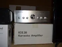 3 klankboxen p&a x-class 100fw 80hm, 2 speakers 40w met muurbeugel art sound, versterker skytronic - afbeelding 10 van  10