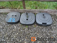 3 kunststof parasolvoeten - afbeelding 4 van  4