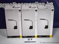 3 led bureaulampen lucide penny - afbeelding 1 van  2