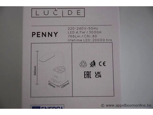 3 led bureaulampen lucide penny - afbeelding 2 van  2
