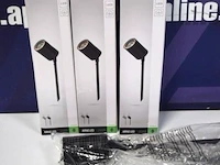 3 led grondprikspots lucide arne-led - afbeelding 1 van  2