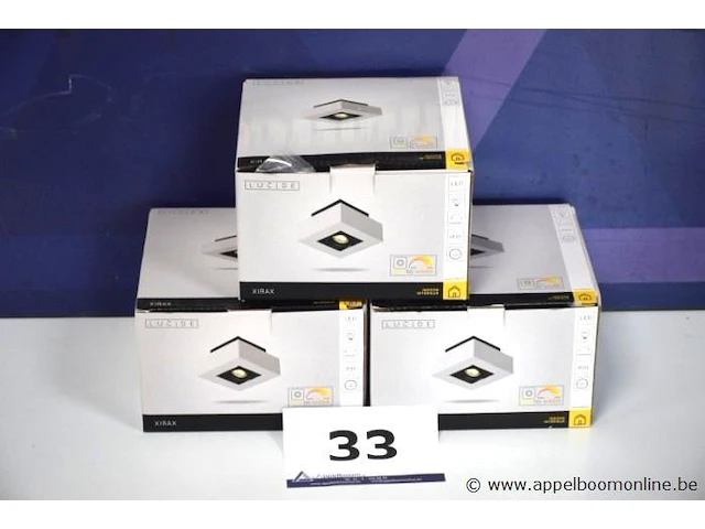 3 led plafondspots lucide xirax - afbeelding 1 van  2