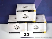 3 led plafondspots lucide xirax - afbeelding 1 van  2