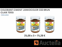 3 lichtbruine kleurstoffen voor mortel en cement parexlanko 332 - afbeelding 2 van  5