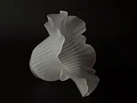 3 matglazen lampenkapjes tulp - afbeelding 2 van  4