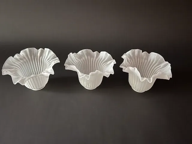 3 matglazen lampenkapjes tulp - afbeelding 4 van  4