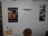 3 metalen bier borden