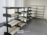 3 metalen boekenrekken - afbeelding 1 van  1