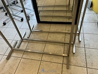 3 metalen kledingrekken - afbeelding 2 van  2