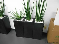 3 metalen plantenbakken - afbeelding 1 van  1
