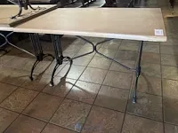 3 metalen tafels - afbeelding 3 van  3