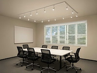 3 meter railsysteem met 9 st railspot gu10 fitting wit (1x) - afbeelding 5 van  9