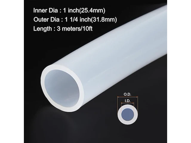 3 meter silicone tube - afbeelding 2 van  3