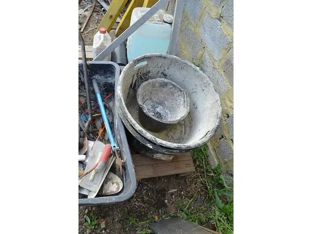 3 metskuipen, handgereedschap, waterpas, grote winkelhaak, tuingereedschap - afbeelding 6 van  10