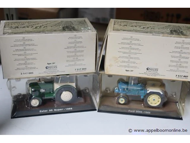 3 miniatuur landbouwtractoren atlas - afbeelding 2 van  3