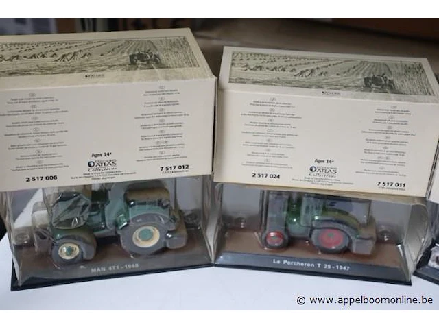 3 miniatuur landbouwtractoren atlas - afbeelding 2 van  3