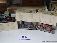 3 miniatuur landbouwtractoren atlas - afbeelding 1 van  3