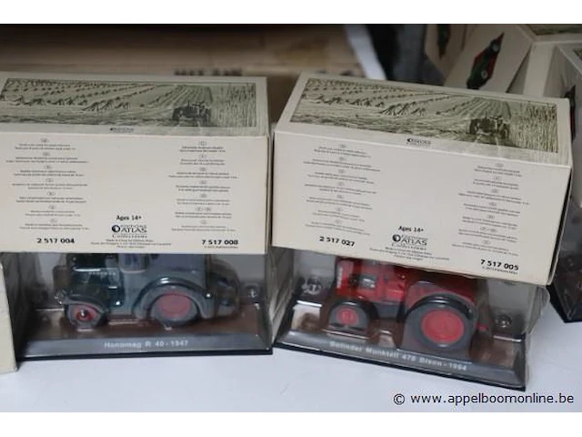 3 miniatuur landbouwtractoren atlas - afbeelding 3 van  3