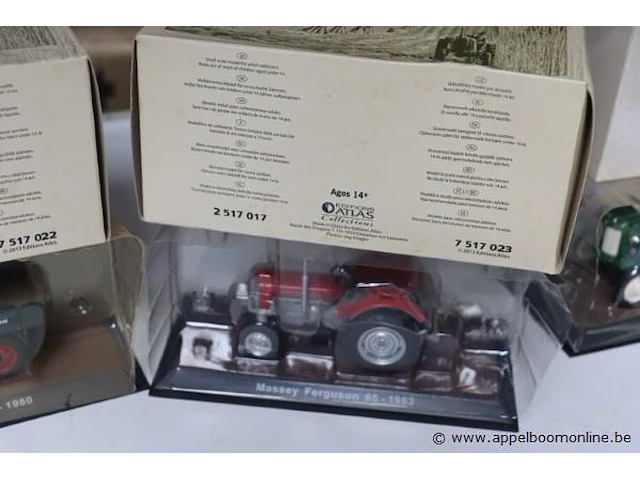 3 miniatuur landbouwtractoren atlas - afbeelding 3 van  3