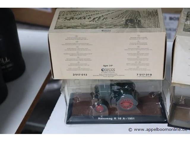 3 miniatuur landbouwtractoren atlas - afbeelding 2 van  4
