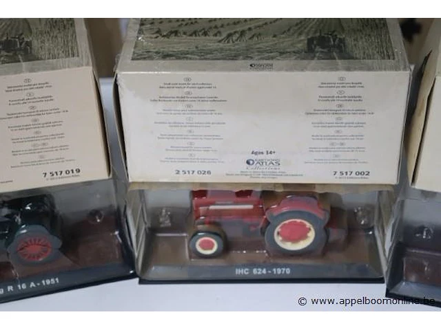 3 miniatuur landbouwtractoren atlas - afbeelding 3 van  4