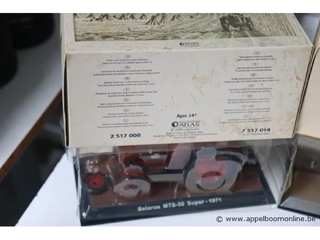 3 miniatuur landbouwtractoren atlas - afbeelding 2 van  4