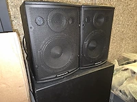 3 muziekboxen funktion-one 2 x f-81 + 1 x sb210a - afbeelding 2 van  8
