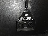 3 muziekboxen funktion-one 2 x f-81 + 1 x sb210a - afbeelding 7 van  8