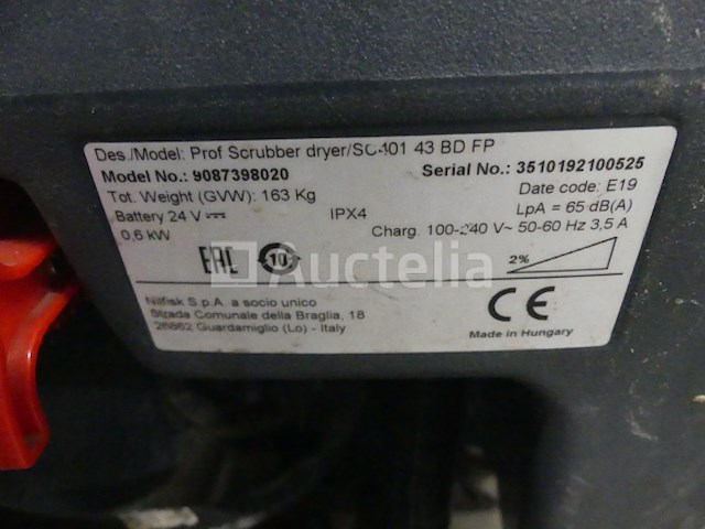 3 nilfisk sc401 reinigingsmachines - afbeelding 3 van  13