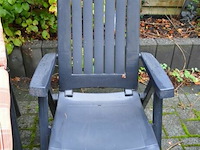 3 opklapbare tuinstoelen met kussens - afbeelding 4 van  4